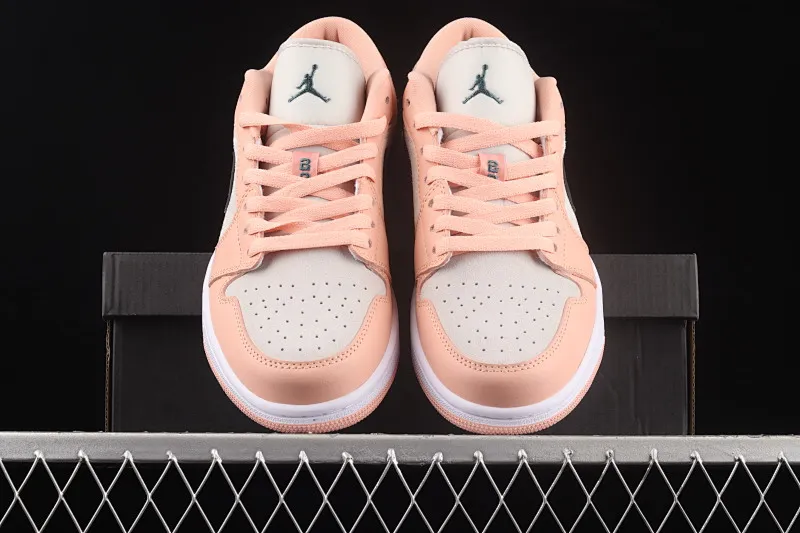 All categories Air Jordan Jordan series basketball shoes Air Jordan 1 Low Air Jordan 1 Low AJ1 Joe 1 pink and green low-top cultural sneakers DC0774-800